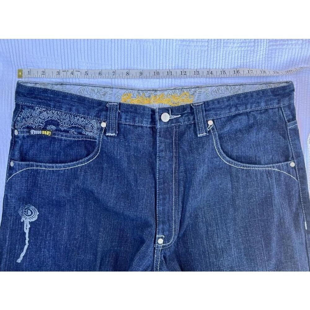 Unbranded Men's Blue and Navy Jeans
